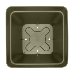 Bloempot Elho Vibia Campana Vierkant 37cm - Saliegroen -Botanische Tuin vibia campana vierkant 37 plantenbak saliegroen 3 8