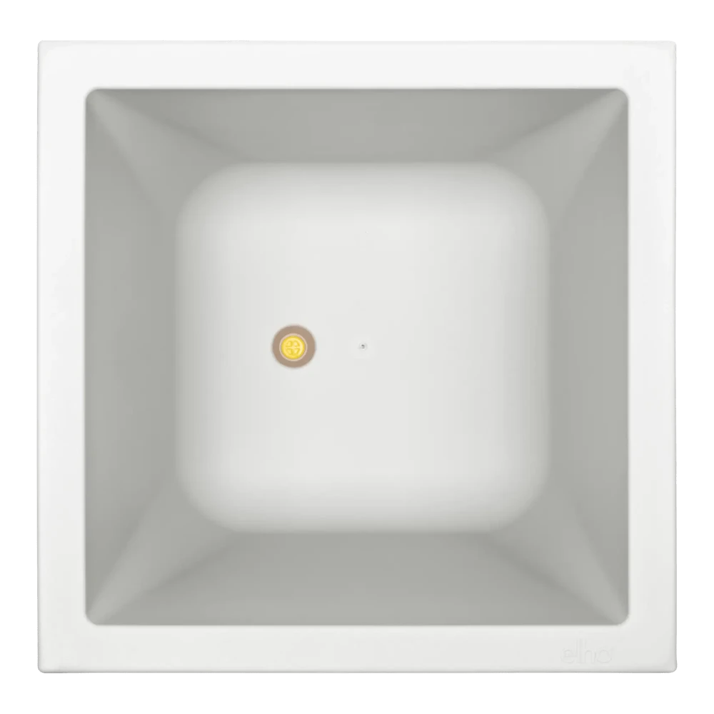 Elho Vivo Matt Finish Vierkant Wielen 40cm - Wit 3 Elho Vivo Matt Finish Vierkant Wielen 40cm - Wit - Afbeelding 3