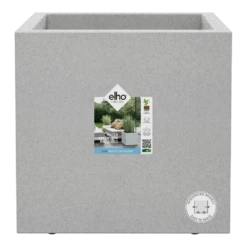 Elho Vivo Next Vierkant Wielen 40cm - Warm Grijs -Botanische Tuin vivo matt vierkant wielen 40cm warm grijs 5 1