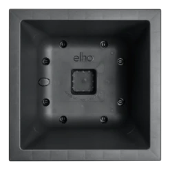 Elho Vivo Next Vierkant Wielen 40cm - Living Black -Botanische Tuin vivo next vierkant wielen 40cm living black 3 1