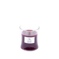 Woodwick Black Cherry Mini Candle - Geurkaars -Botanische Tuin woodwick black cherry mini candle geurskaars 2 5