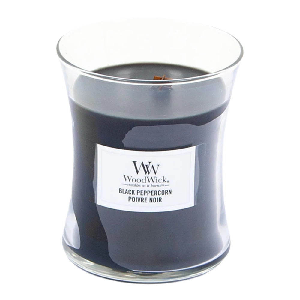 Woodwick Black Peppercorn Medium Candle - Geurkaars 2 Woodwick Black Peppercorn Medium Candle - Geurkaars - Afbeelding 2