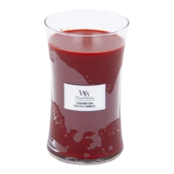 Woodwick Cinnamon Chai Large Candle - Geurkaars -Botanische Tuin woodwick cinnamon chai large candle geurskaars 2 1