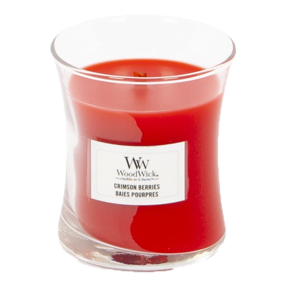 Woodwick Crimson Berries Mini Candle - Geurkaars 2 Woodwick Crimson Berries Mini Candle - Geurkaars - Afbeelding 2