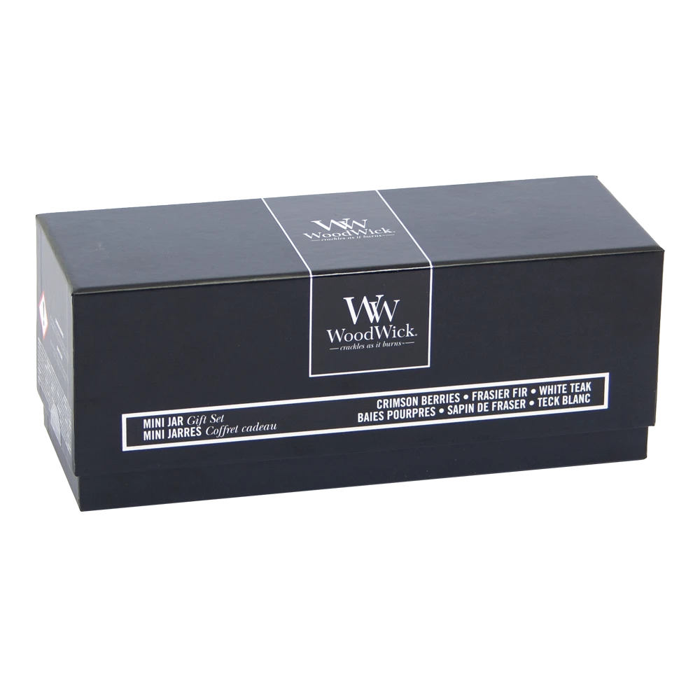 Woodwick Deluxe Gift Set Mini Jar Autumn/Winter - Geurkaars 2 Woodwick Deluxe Gift Set Mini Jar Autumn/Winter - Geurkaars - Afbeelding 2