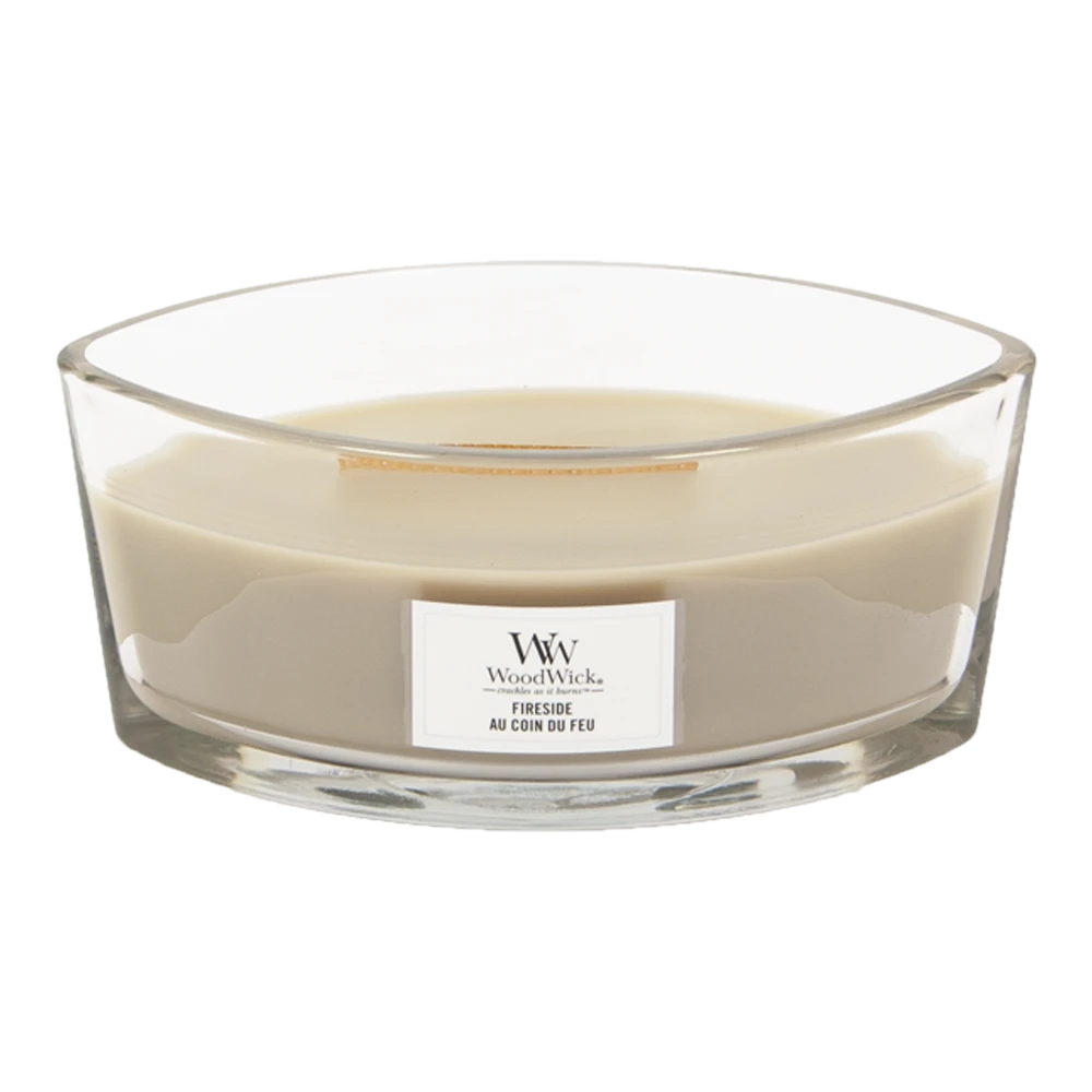 Woodwick Fireside Ellipse Candle - Geurkaars 2 Woodwick Fireside Ellipse Candle - Geurkaars - Afbeelding 2