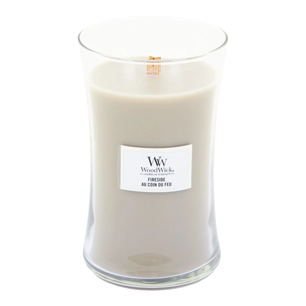 Woodwick Fireside Large Candle - Geurkaars 2 Woodwick Fireside Large Candle - Geurkaars - Afbeelding 2