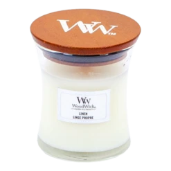 Woodwick Linen Mini Candle - Geurkaars