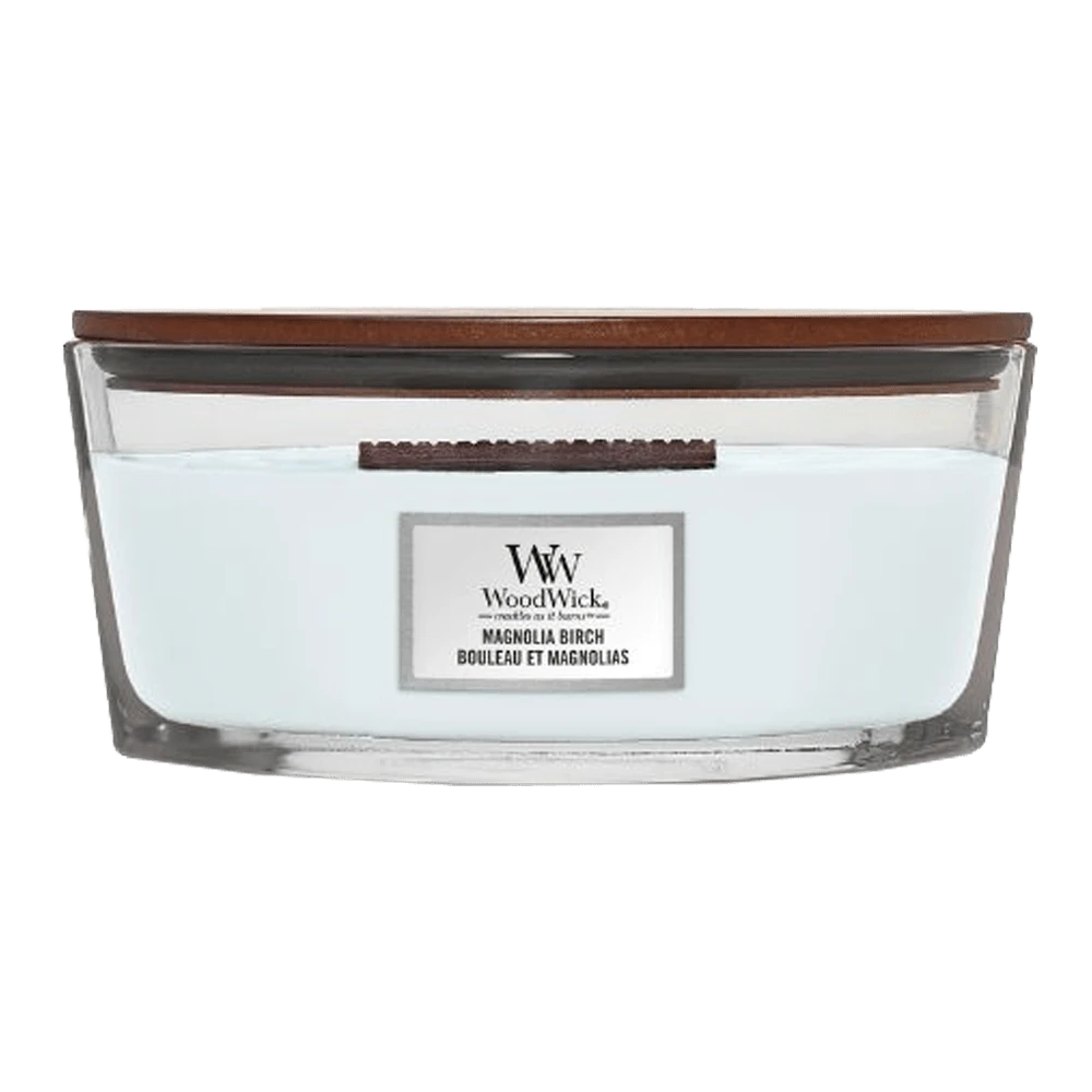 Woodwick Magnolia Birch Ellipse Candle - Geurkaars 1 Woodwick Magnolia Birch Ellipse Candle - Geurkaars