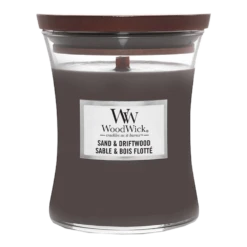 Woodwick Sand & Driftwood Mini Candle - Geurkaars